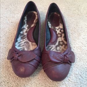 Purple Born flats